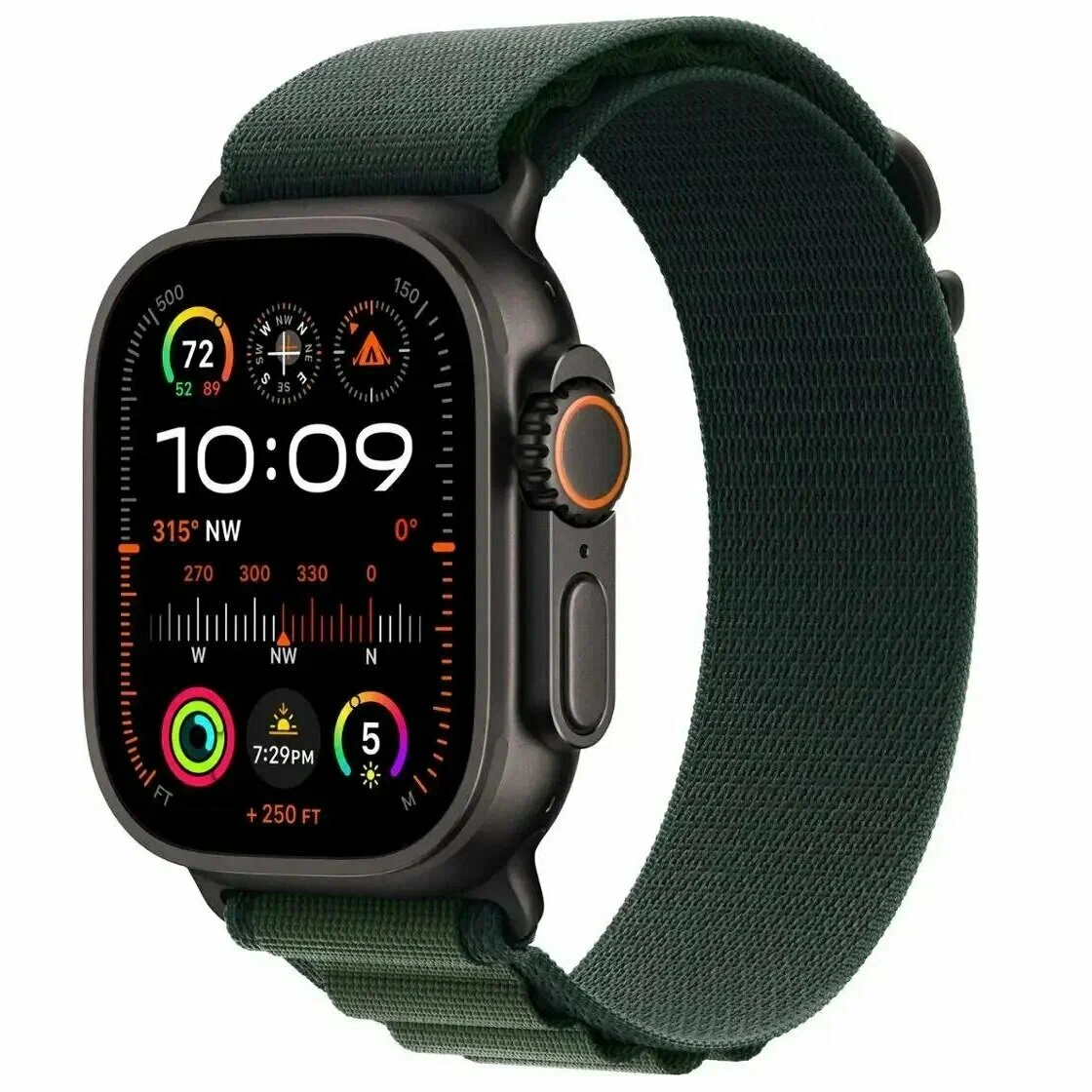 Смарт-часы Apple Watch Ultra 2 49mm Black Ti Dark Green Alpine Loop