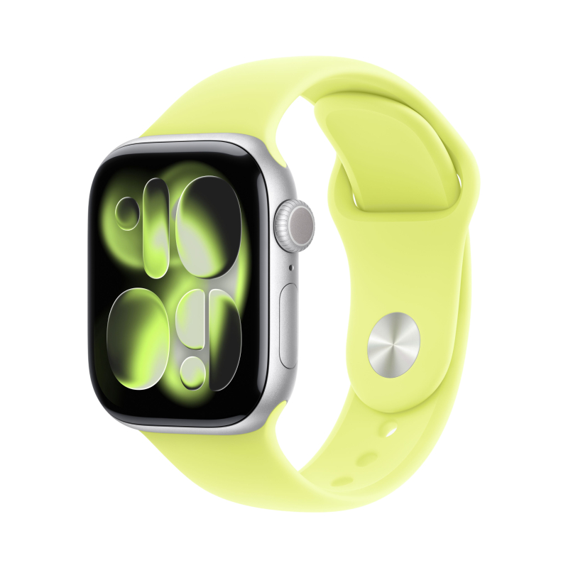 Смарт-часы Apple Watch Series 11 46mm Silver Aluminium Purple Fog Sport Band M/L