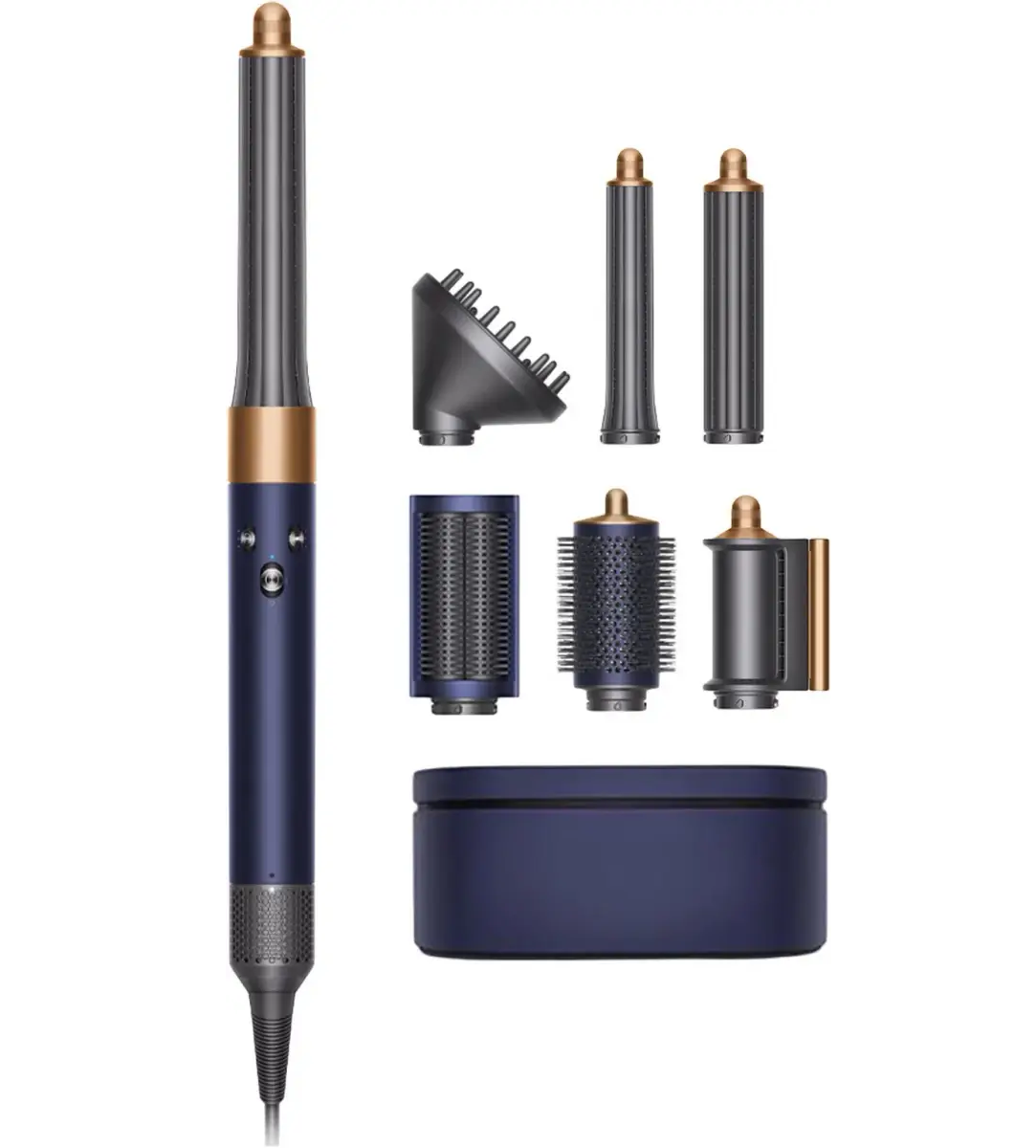 Стайлер Dyson HS05 Airwrap Prussian Blue с диффузором