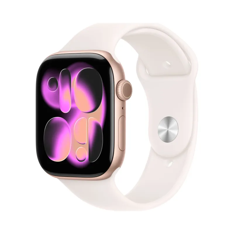 Смарт-часы Apple Watch Series 11 46mm Rose Gold Aluminium Light Blush Sport Band M/L