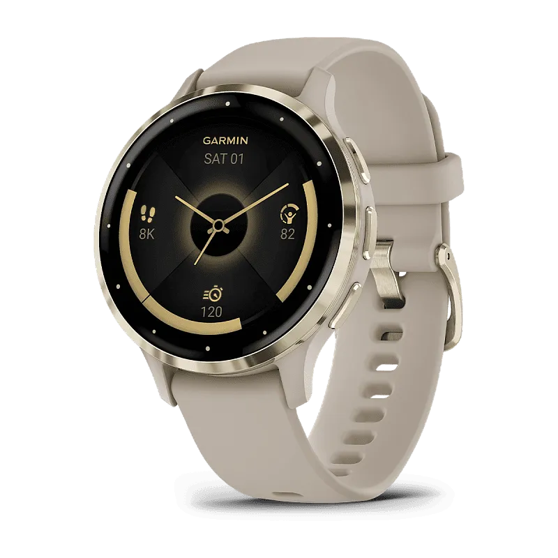 Смарт-часы Garmin Venu 3S Soft Gold French/Gray Includes