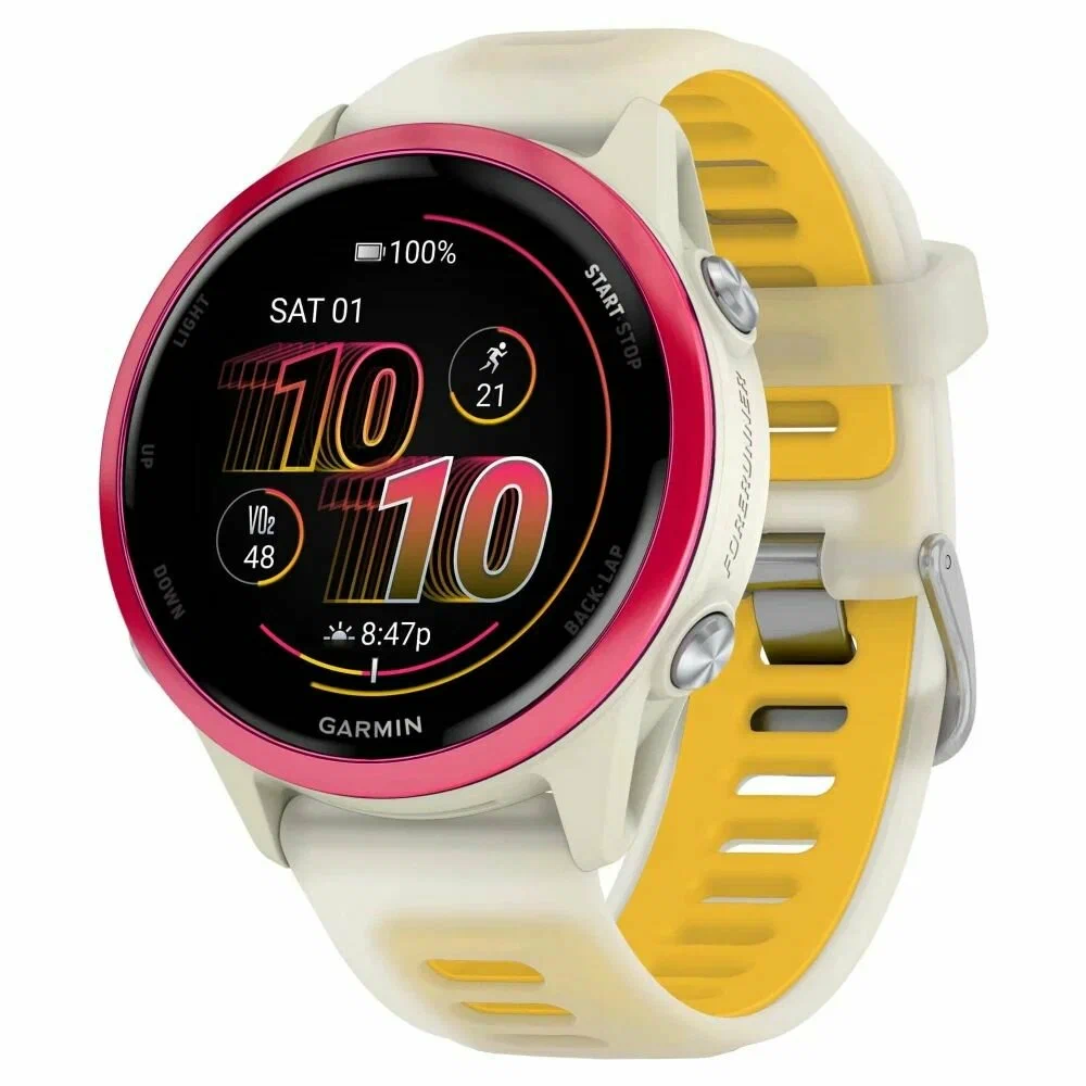 Смарт-часы Garmin Forerunner 570 42mm (010-02970-02) Raspberry/Mango
