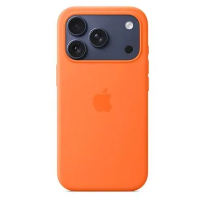 Чехол Apple iPhone 17 Pro Max Silicone Orange
