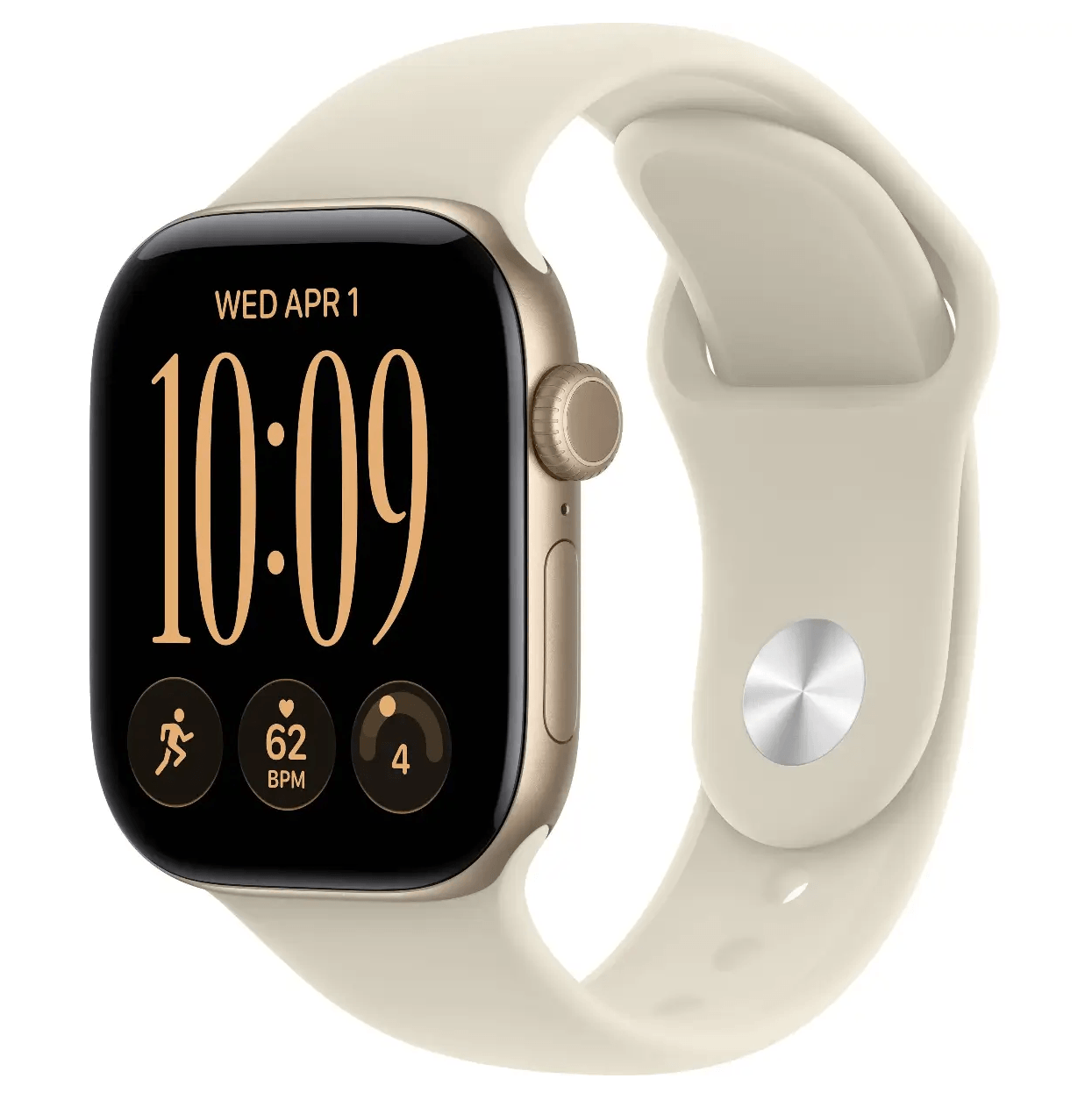 Смарт-часы Apple Watch S12 46mm Light Gold, Sand Sport Band