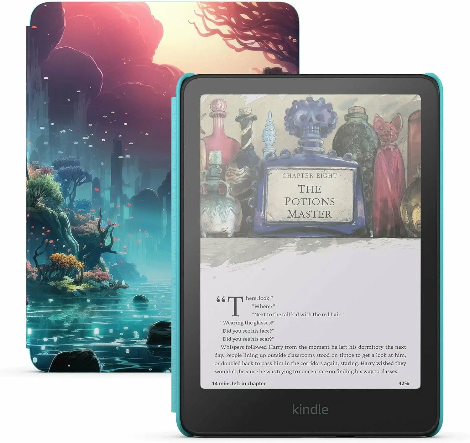 Электронная книга Amazon Kindle Colorsoft Kids (2025) Fantasy River Cover
