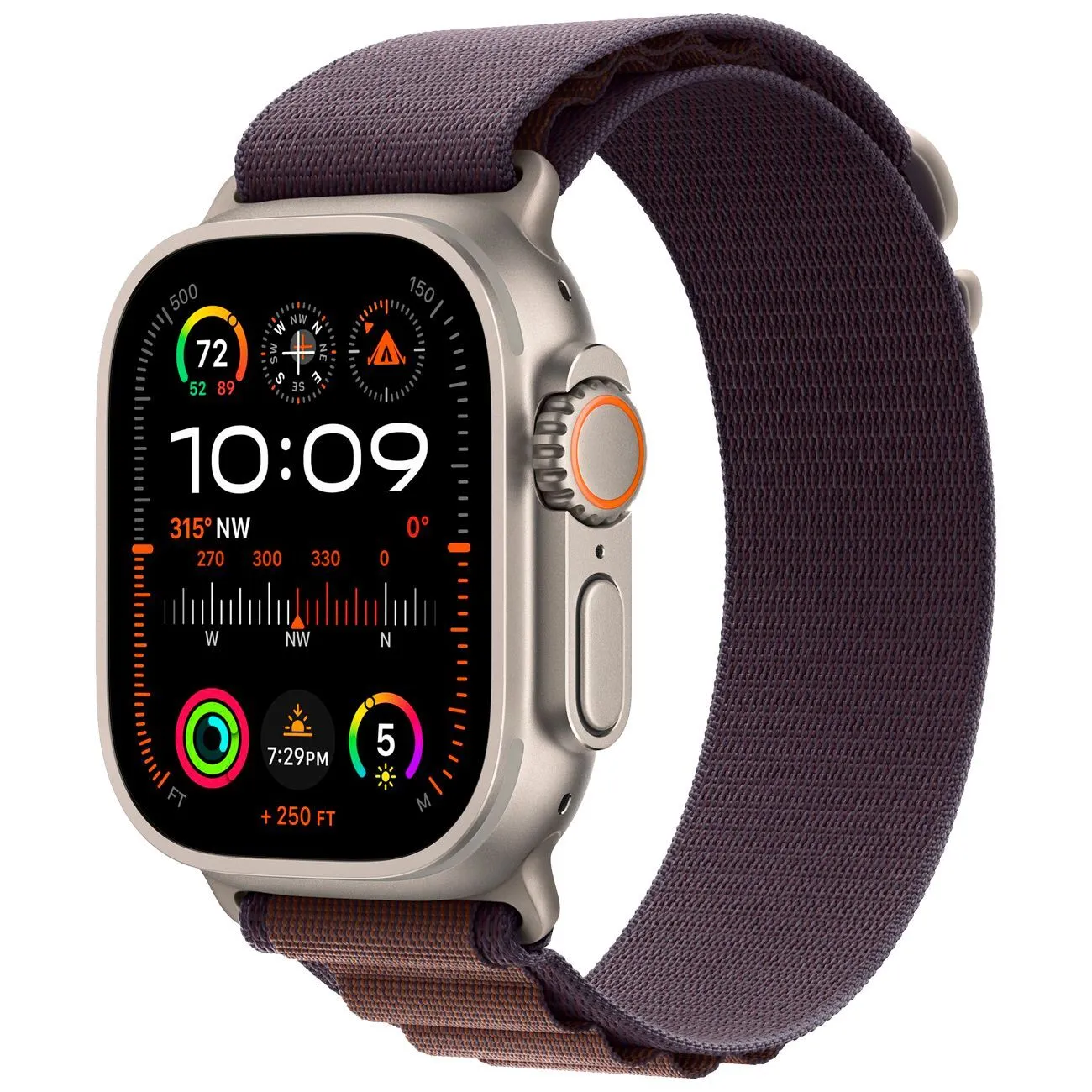 Смарт-часы Apple Watch Ultra 2 49mm Natural Titanium Indigo Alpine Loop