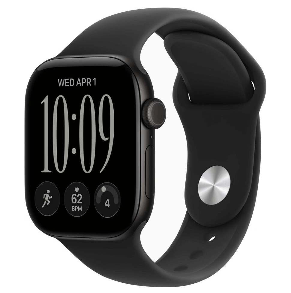 Смарт-часы Apple Watch S12 42mm Black Black Sport Band
