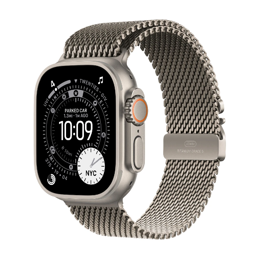 Смарт-часы Apple Watch Ultra 3 49mm Natural Ti Milanese Loop