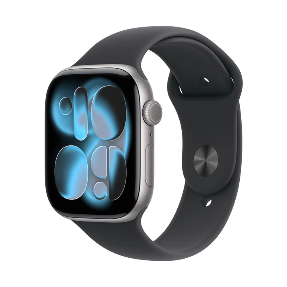 Смарт-часы Apple Watch Series 11 46mm Space Grey Aluminium Black Sport Band