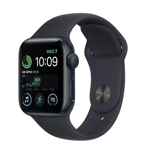 Смарт-часы Apple Watch SE 2024 40mm Midnight Aluminum/Sport Band (MNT73)